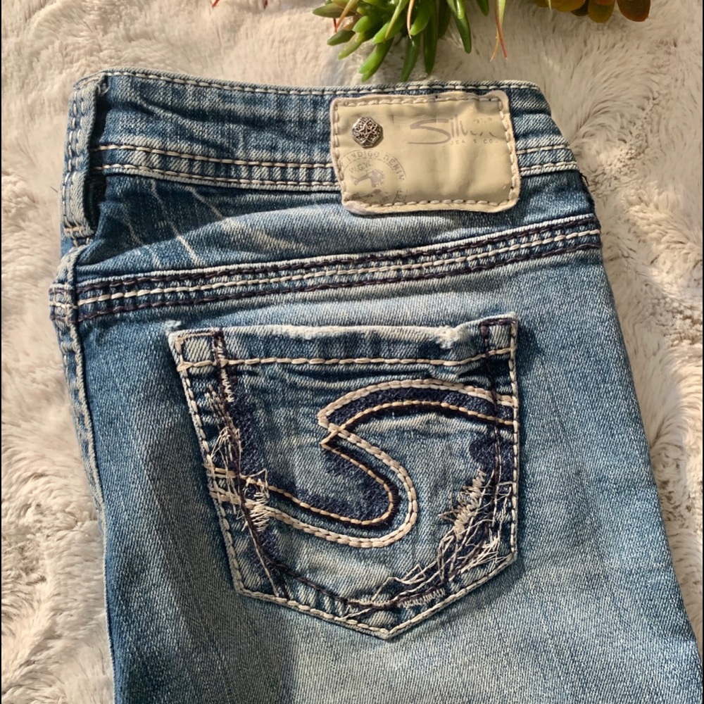 Silver Aiko Bootcut Jeans